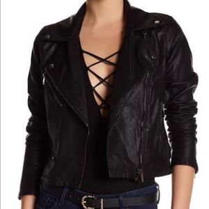 BlankNYC faux leather biker jacket
